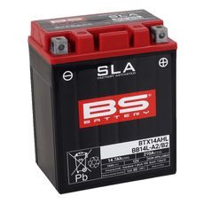 TOVÁRNĚ AKTIVOVANÁ MOTOCYKLOVÁ BATERIE BS-BATTERY BB14L-A2 (FA) (YB14L-A2 (FA)) SLA - TOVÁRNĚ AKTIVOVANÉ - NA MOTORKU