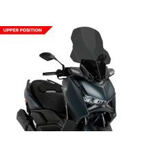 PLEXI ŠTÍT PUIG V-TECH LINE TOURING 21745F TMAVÁ KOUŘOVÁ - PRO MAXISKÚTRY - NA MOTORKU