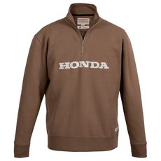 HONDA MIKINA 1/4 ZIP CLASSICAL HERITAGE - PÍSKOVÁ 2026 - VOLNÝ ČAS - NA MOTORKÁŘE
