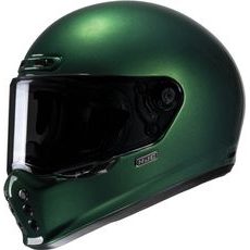 HJC PŘILBA V10 SOLID DEEP GREEN - BEZ SLUNEČNÍ CLONY - NA MOTORKÁŘE