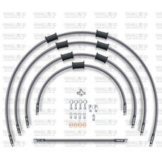 STANDARD Hadice přední brzdy sada Venhill POWERHOSEPLUS SUZ-11003F (5hadic v sadě) Průhledné hadice, chromové koncovky