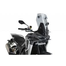 PLEXI ŠTÍT PUIG TOURING WITH VISOR 22371H KOUŘOVÁ - PLEXI ŠTÍTY - NA MOTORKU