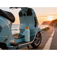 MIKINA VESPA S KAPUCÍ SEAN WOTHERSPOON - ŠEDÁ - MIKINY - NA MOTORKÁŘE