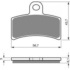 Brzdové destičky GOLDFREN 143 S3