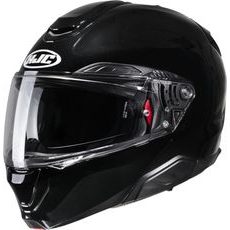 HJC PŘILBA RPHA 91 SOLID METAL BLACK - VÝKLOPNÉ HELMY - NA MOTORKÁŘE