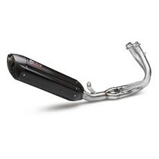 VÝFUK KOMPLETNÍ 2X1 MIVV SUONO K.029.L9 ČERNÁ OCEL - VÝFUKY - NA MOTORKU