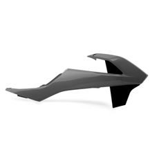 SPOILERY CHLADIČE POLISPORT 8417800009 (PÁR) NARDO ŠEDÁ/ČERNÁ - KRYTY CHLADIČE - NA MOTORKU