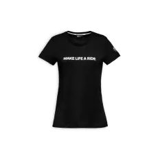 DÁMSKÉ TRIKO BMW MAKE LIFE A RIDE - ČERNÉ - TRIČKA - NA MOTORKÁŘE