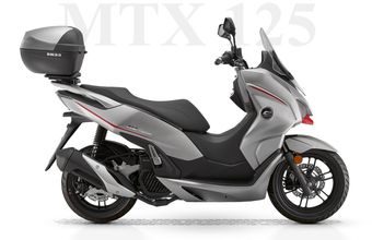 QJMOTOR MTX 125 - šedo červená 2025