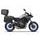 Kompletní sada černých hliníkových kufrů SHAD TERRA BLACK, 37L topcase 47L/47L boční kufry, včetně montážní sady a plotny SHAD YAMAHA MT-07 Tracer / Tracer 700