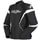 Dámská kožená bunda na motorku Furygan XENIA RACING - černá/bílá