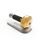 Závaží do řídítek OXFORD Bar Ends 1 s redukcí pro vnitřní průměr 13 a 18 mm(vnější 22 a 28,6 mm) - zlatá elox