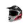 Přilba Aprilia WHEELIE 22.06 - černá/bílá/červená