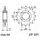 JT Řetězové kolečko JT JTF 1371-15 15 zubů, 525