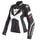 Kožená bunda na motorku Dainese AVRO 4 LADY - černá/bílá/růžová