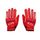 Vespa rukavice DEC - červená