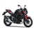 Kawasaki Z400 candy cardinal red