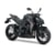 Kawasaki Z1000 metallic flat spark black