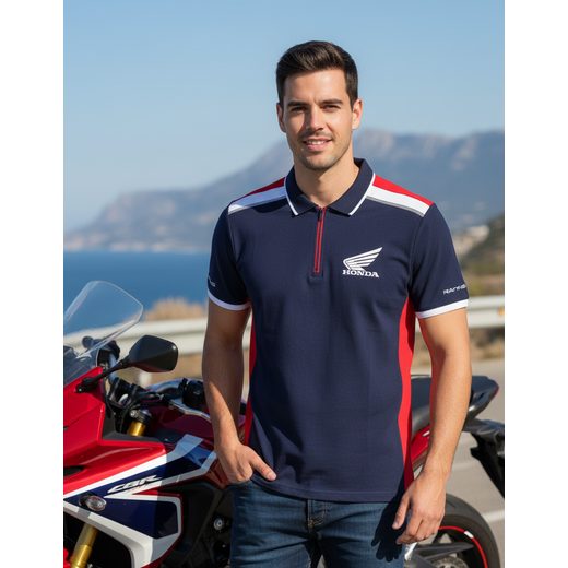 HONDA POLO TRIKO RACING 23 NAVY - DÁRKY PRO FANOUŠKY HONDA - NA MOTORKÁŘE