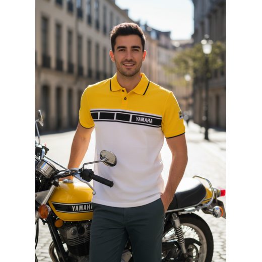 60TH ANNIVERS MALE POLO TRIČKO YAMAHA - M - TRIČKA - NA MOTORKÁŘE