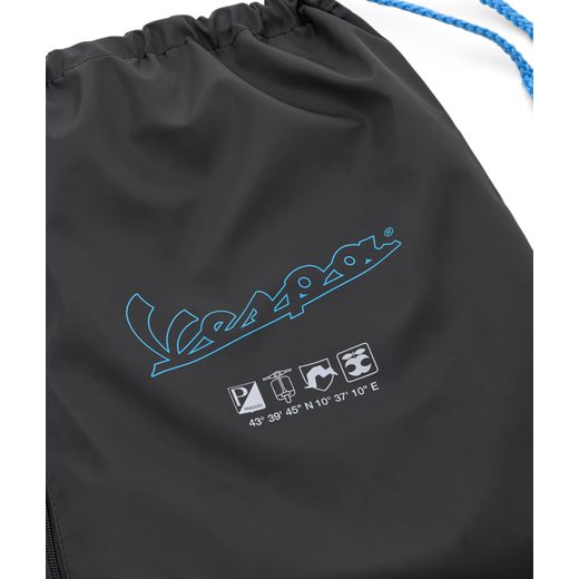 VAK NA ZÁDA VESPA - ČERNÁ - BATOHY A TAŠKY - NA MOTORKÁŘE