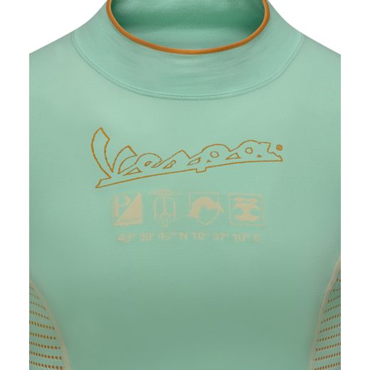 VESPA BEZEŠVÉ TRIČKO - MENTOLOVÁ - TRIČKA - NA MOTORKÁŘE