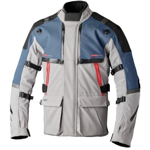 PÁNSKÁ CESTOVNÍ MOTO BUNDA RST 3582 PRO SERIES VULCAN CE – STŘÍBRNÁ/MODRÁ - TEXTILNÍ BUNDY - NA MOTORKÁŘE