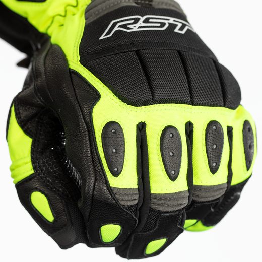 RUKAVICE RST STORM CE WP / 2717 - ŽLUTÁ - NEPROMOKAVÉ RUKAVICE - NA MOTORKÁŘE