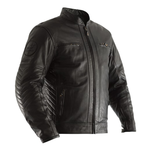 KOŽENÁ BUNDA RST CLASSIC TT RETRO II CE / JKT 2834 - ČERNÁ