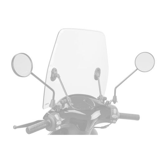 PLEXI ŠTÍT PUIG URBAN 22088W PRŮHLEDNÝ - PLEXI ŠTÍTY - NA MOTORKU