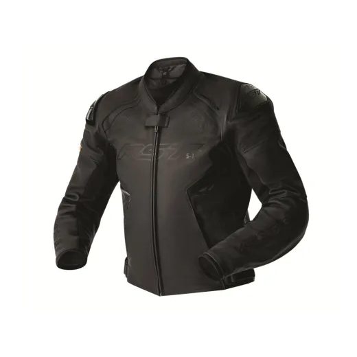 DÁMSKÁ KOŽENÁ BUNDA RST - 103626 S1 D3O - ČERNÁ - KOŽENÉ BUNDY - NA MOTORKÁŘE