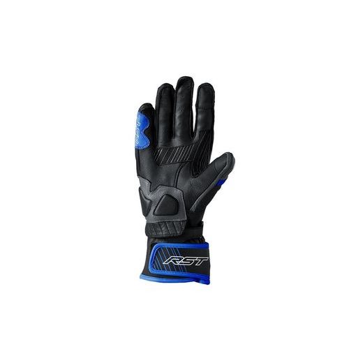 RUKAVICE RST FULCRUM CE / 3179 - ČERNÁ, MODRÁ - KOŽENÉ RUKAVICE - NA MOTORKÁŘE