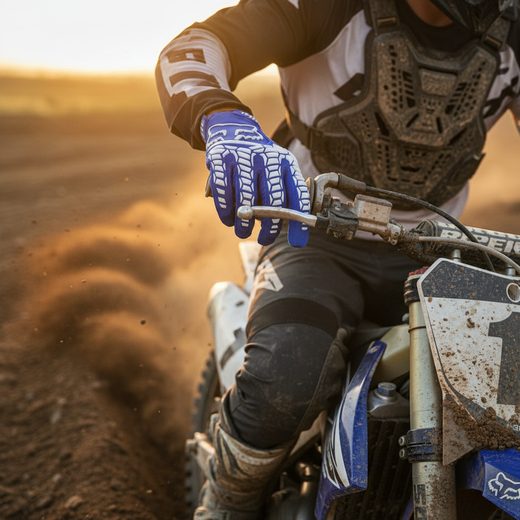 MOTOKROSOVÉ RUKAVICE FOX PAWTECTOR GLOVE MX21 - MODRÁ - MOTOKROSOVÉ RUKAVICE - NA MOTORKÁŘE