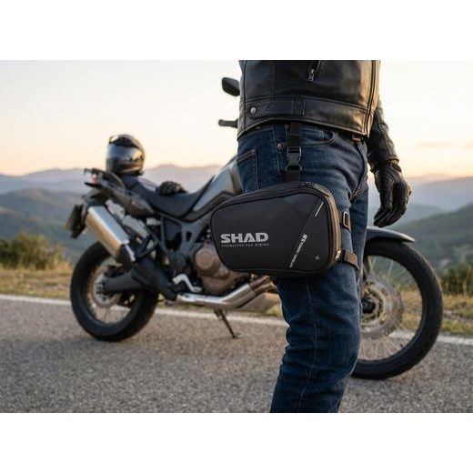 VELKÁ TAŠKA NA NOHU SHAD SL05 X0SL051 - TAŠKY NA NOHU - NA MOTORKU