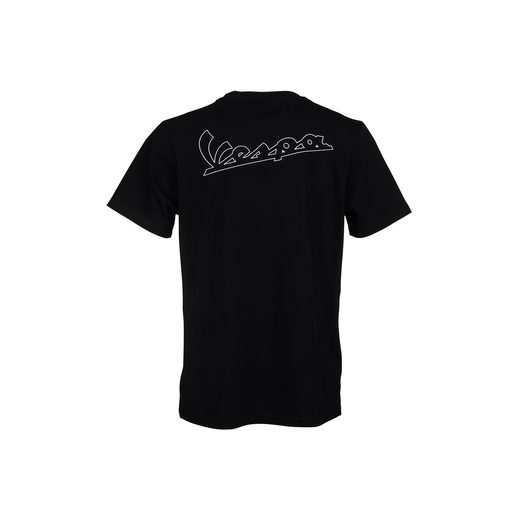 PÁNSKÉ TRIČKO VESPA HERITAGE - ČERNÁ - TRIČKA - NA MOTORKÁŘE