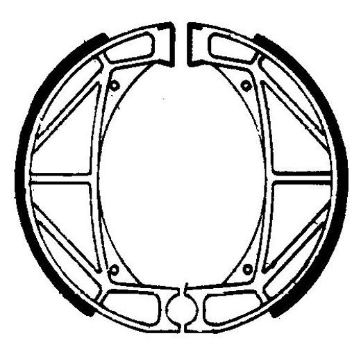 BRZDOVÉ ČELISTI FERODO 225129147 - BRZDY - NA MOTORKU