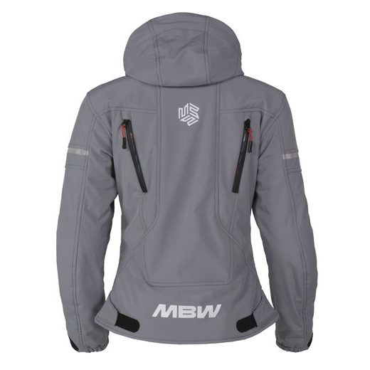MBW HANA SOFTSHELL LADY JACKET STONE GREY - TEXTILNÍ BUNDY - NA MOTORKÁŘE