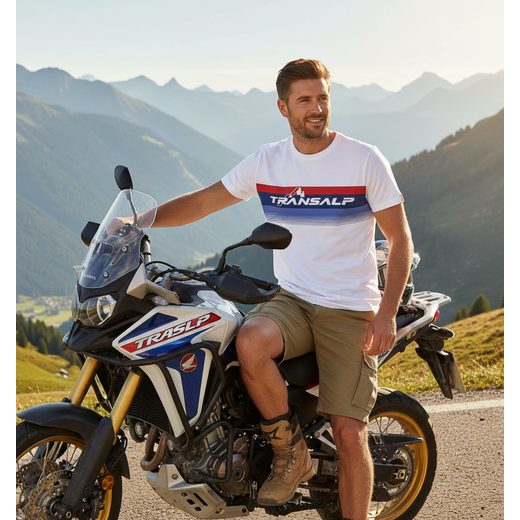 HONDA TRIČKO "TRANSALP" CASUAL - DÁRKY PRO FANOUŠKY HONDA - NA MOTORKÁŘE