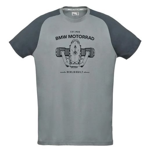 PÁNSKÉ TRIČKO BMW BOXER ŠEDÉ - TRIČKA - NA MOTORKÁŘE