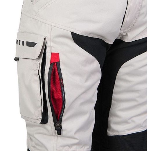 TŘÍVRSTVÉ TEXTILNÍ CESTOVNÍ KALHOTY MBW FELIX - BÉŽOVÉ - TEXTILNÍ KALHOTY - NA MOTORKÁŘE