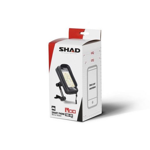 DRŽÁK NA CHYTRÉ TELEFONY SHAD 160X80 MM X0SG61H NA ŘÍDÍTKA 6,0" - DRŽÁKY TELEFONU - NA MOTORKU