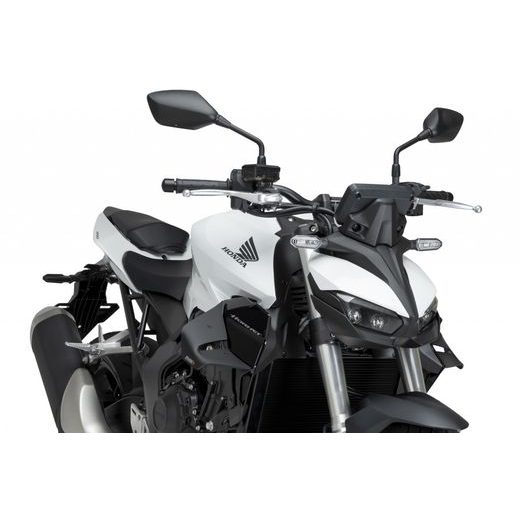 SPOILERY PUIG D12 22384J MATNÁ ČERNÁ - PLEXI ŠTÍTY - NA MOTORKU