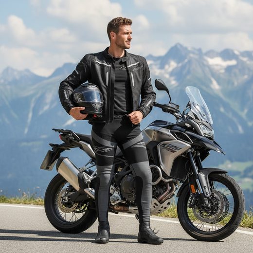 FUNKČNÍ KALHOTY NA MOTORKU RST TECH X COOLMAX - KALHOTY / 0221 - KALHOTY - NA MOTORKÁŘE