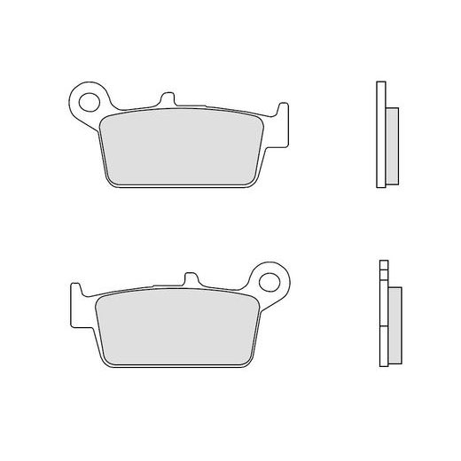 BRZDOVÉ DESTIČKY BREMBO 07010 BRZDOVÉ DESTIČKY PRO SKÚTRY CC
