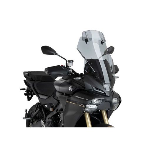 PLEXI ŠTÍT PUIG TOURING WITH VISOR 22457H KOUŘOVÁ - PLEXI ŠTÍTY - NA MOTORKU