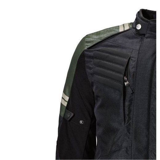 PÁNSKÁ BUNDA RESCHEN GTX ŠEDÁ/MODRÁ - TEXTILNÍ BUNDY - NA MOTORKÁŘE