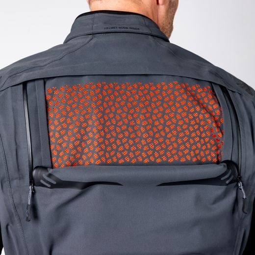 BUNDA S LAMINOVANOU MEMBRÁNOU IXS TOURSTER-GTX 1.0 – TMAVĚ ŠEDÁ: GORE-TEX® 3-LAYER, SUPERFABRIC® A NEJVYŠŠÍ OCHRANA AAA - TEXTILNÍ BUNDY - NA MOTORKÁŘE