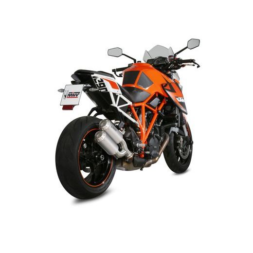 2 KONCOVKY VÝFUKU MIVV MK3 KT.022.LM3X NEREZ - DVOJITÉ KONCOVKY VÝFUKU - NA MOTORKU