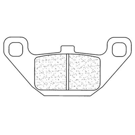 BRZDOVÉ DESTIČKY CL BRAKES 2285 RX3 - ZADNÍ - NA MOTORKU