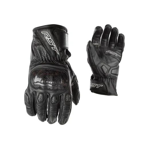 DÁMSKÉ KOŽENÉ RUKAVICE RST STUNT III 2097 - ČERNÁ - KOŽENÉ RUKAVICE - NA MOTORKÁŘE